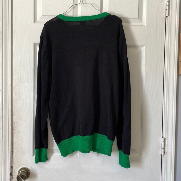 Star Wars Disney black green darth Vader ugly Christmas holiday sweater unisex L - Picture 2 of 16